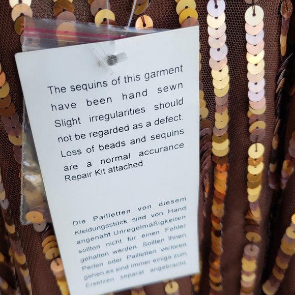 NWT Hand sewn sequined skirt from In Linea - Picture 7 of 7